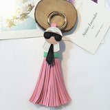 Cute Karlito Leather Bag Charm - 10 Colors Available!