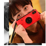 *Best Seller* Retro Cover Case For iPhone X - Comes with Free Lanyard!