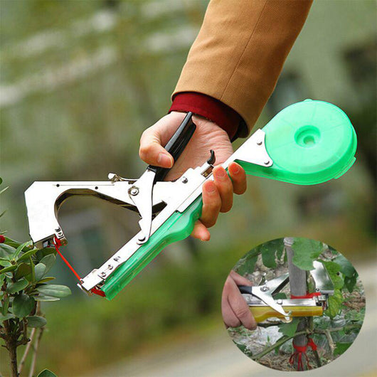 Garden Plant Staple Tape Gun - Bonus Free 10k Staples And Garden Tape Set!