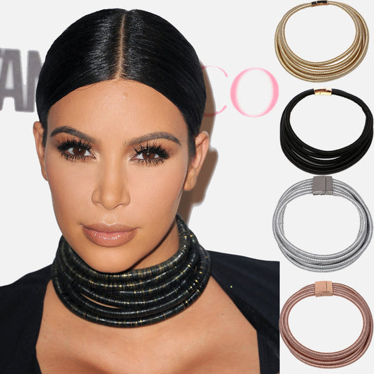 Kardashian Style Chic Choker And Bracelet Collection