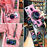 Gypsum Series - Retro Camera With Free Lanyard Case for iPhone