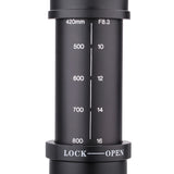 Lightbox 420-800mm F/8.3-16 Super Telephoto Zoom Lens for Canon Nikon Sony Pentax DSLR Camera