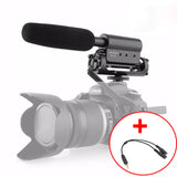 Universal Shotgun Video Microphone for DSLR Cameras
