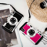 Retro Camera Inspired Case v2 For iPhone X To iPhone 5  - Comes with Free Lanyard!