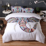 Elephant Fusion Pillow And Bed Cover Set - 7 Majestic Designs To Choose From!