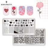 Stamping Template #1 - Valentine's Day Theme | 5 Patterns To Choose From!