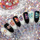 Nail Decor #4 - 3D Rhinestone Crystals | Approx 280 Pcs Per Bottle