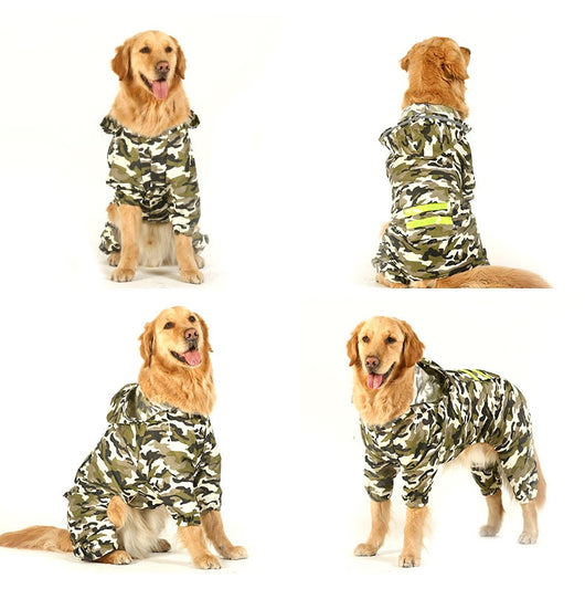 Large Dog Rain Coats - 4 Colors To Choose From!