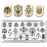 Stamping Template #2 - Mixed Art Theme | 6 Patterns To Choose From!